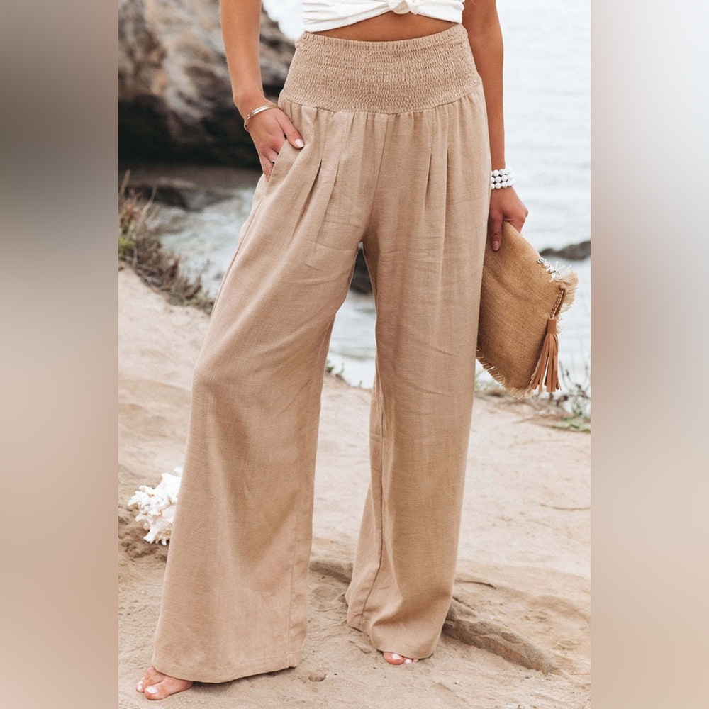 #28 Lauren Palazzo Pants Khaki